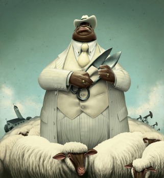1471x1600_9379_The_shearing_2d_illustration_sheeps_picture_image_digital_art